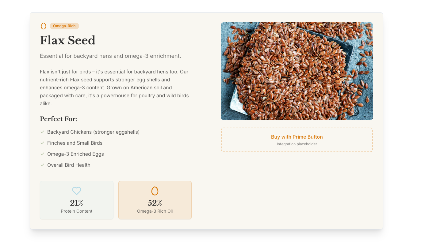 Can I Feed Wild Birds With Flax Seed