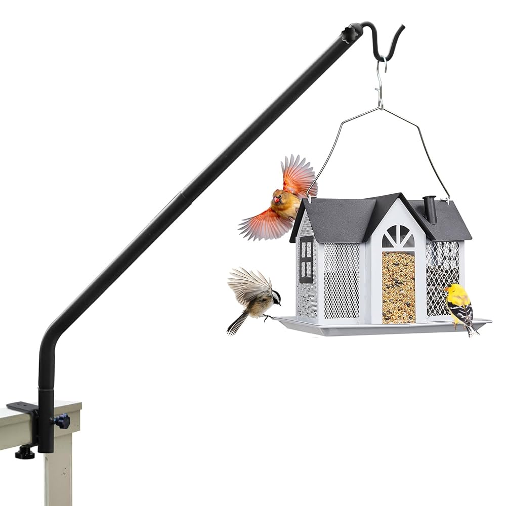 How to Hang a Bird Feeder on a Deck
