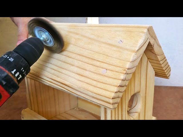 How to Make a Bird Feeder Out of Scrap Wood