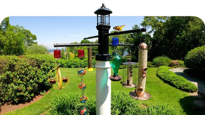 How to Make a Bird Feeder Post Out of Pvc