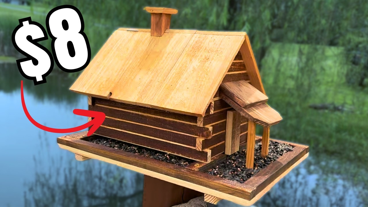 How to Make a Simple Pallet Bird Feeder
