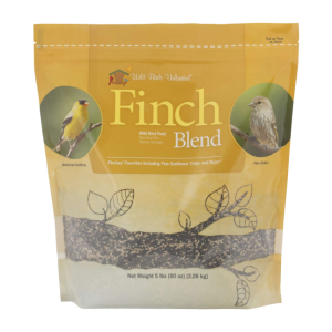 What are the Yellow Mesh Bags by Bird Feeder