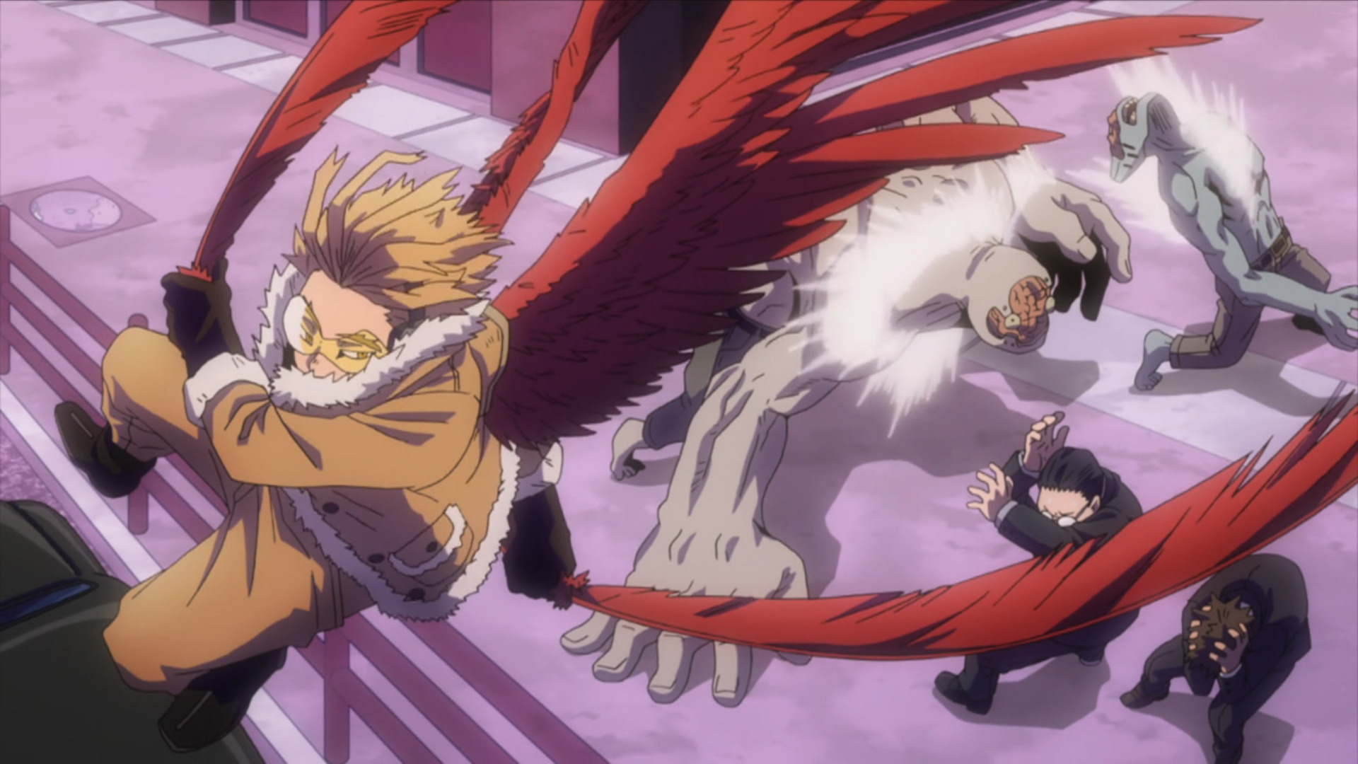 What Species of Bird are Hawks'S Wings Bnha
