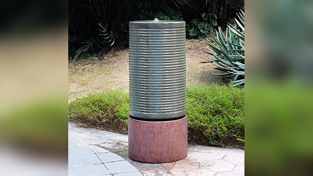 Belmont Garden Aurel Cordless Modular Fountain W/Bird Feeder
