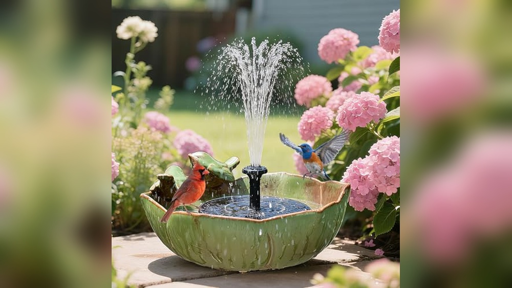Bird Bath Fountain for Hummingbirds