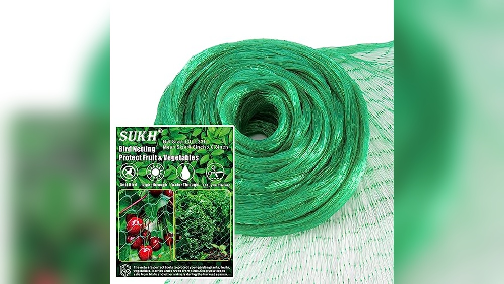 Net to Protect Grass Seed from Birds
